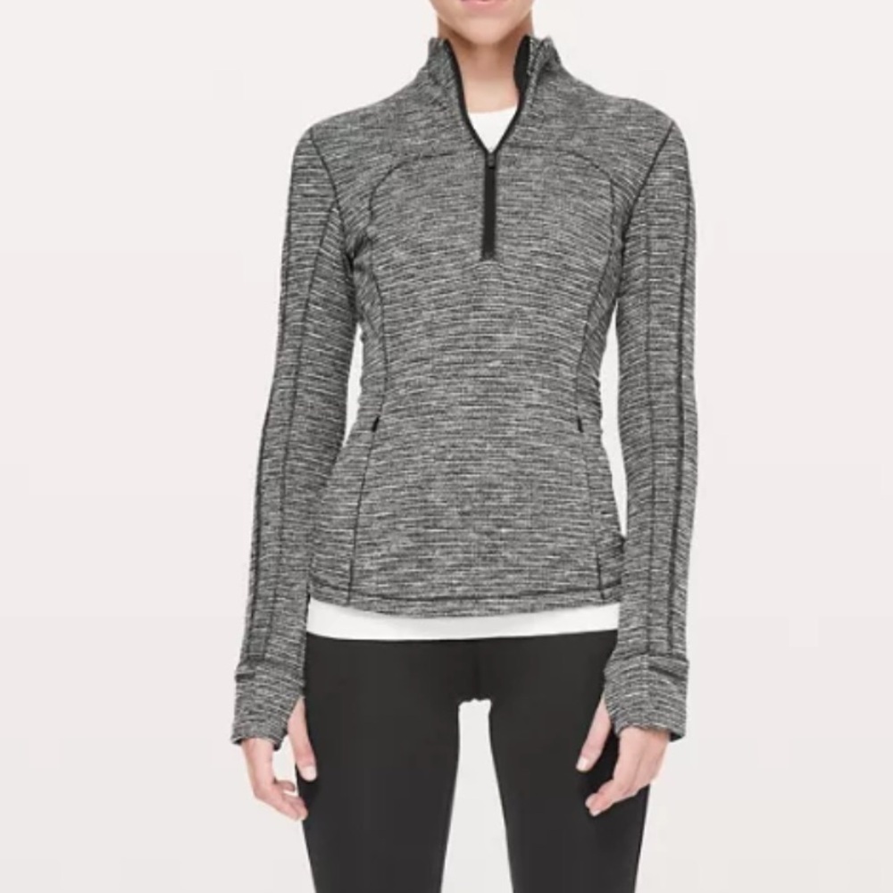 Lululemon Run Women's Gray Quarter-Zip Top size 4